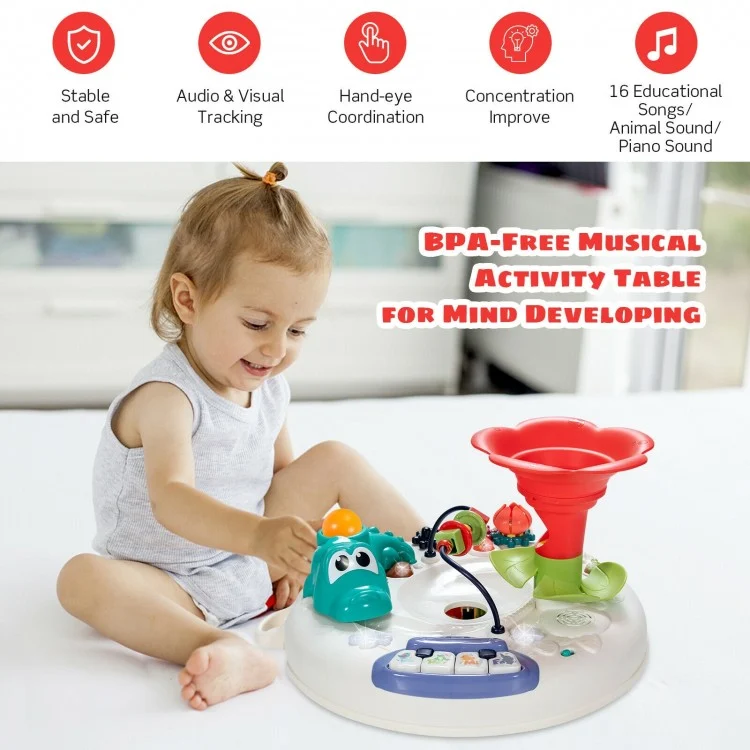 اسباب بازی موزیکال میز چند کاره هولی تویز مدل 8999 Hola Toys Activity Play Table اسباب بازی موزیکال میز چند کاره هولی تویز مدل 8999 Hola Toys Activity Play Table
