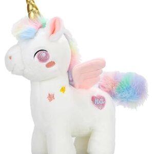 عروسک اسب تک شاخ نانو چشم ستاره 25 سانتی متر