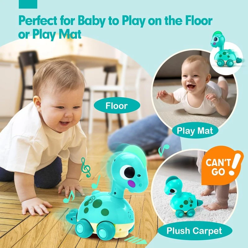 دایناسور موزیکال رنگ آبی کد 6110 هولی تویز Huile Toys دایناسور موزیکال رنگ آبی کد 6110 هولی تویز Huile Toys