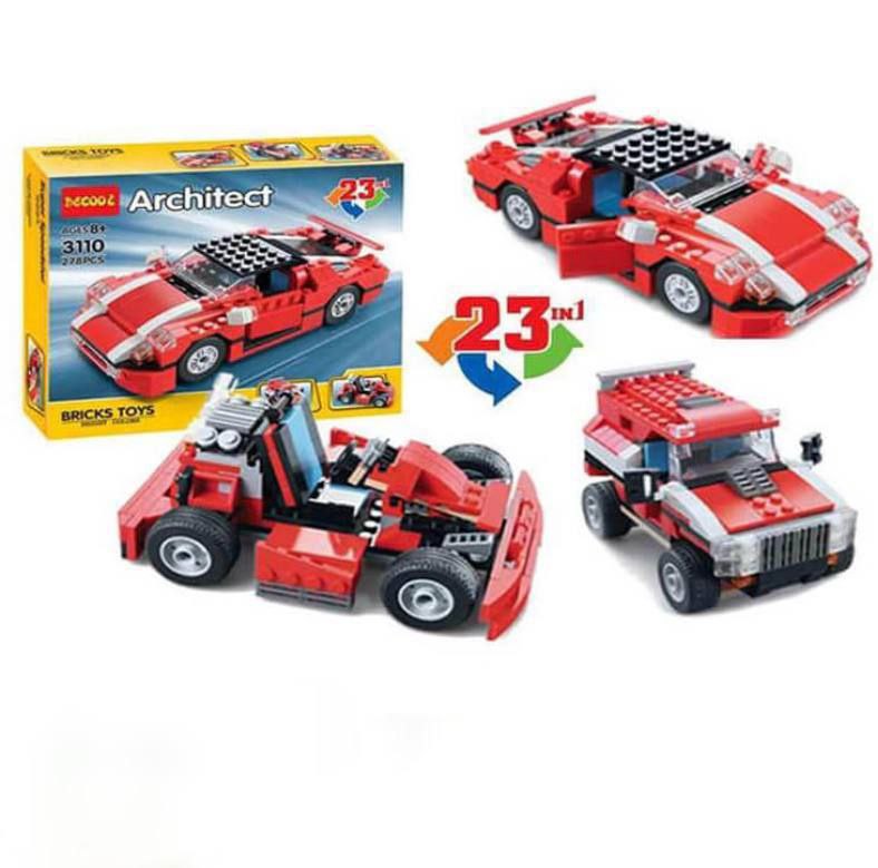 لگو ماشین ۲۳ مدل برند Brick آیتم ۳۱۱۰ لگو ماشین ۲۳ مدل برند Brick آیتم ۳۱۱۰